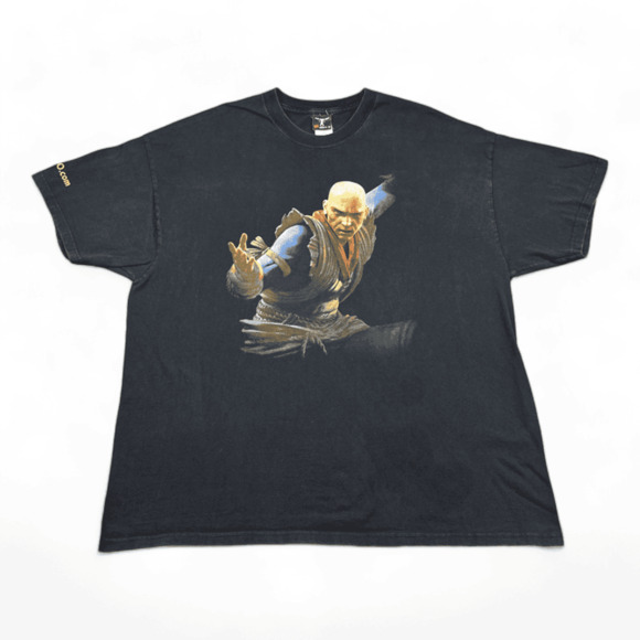 Vintage Dungeons Dragons Shirt Adult XXL 2XL Black Online Video Game Promo Y2K - Picture 1 of 9